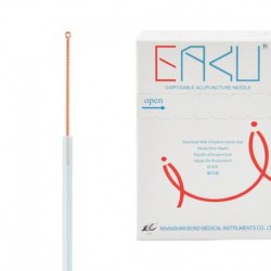 Иглы EAKU с медной ручкой и направляющей 100 шт.
