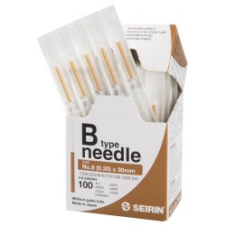 Needles SEIRIN type B with plastic handle without guide 100 pcs.