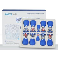Rubber HACI cups with magnet 10 pcs.