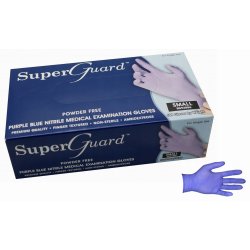Gloves 100 pcs. nitrile powder-free blue, white