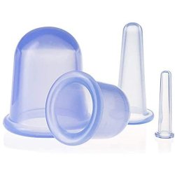 Set of 4 bubbles for face and body massage
