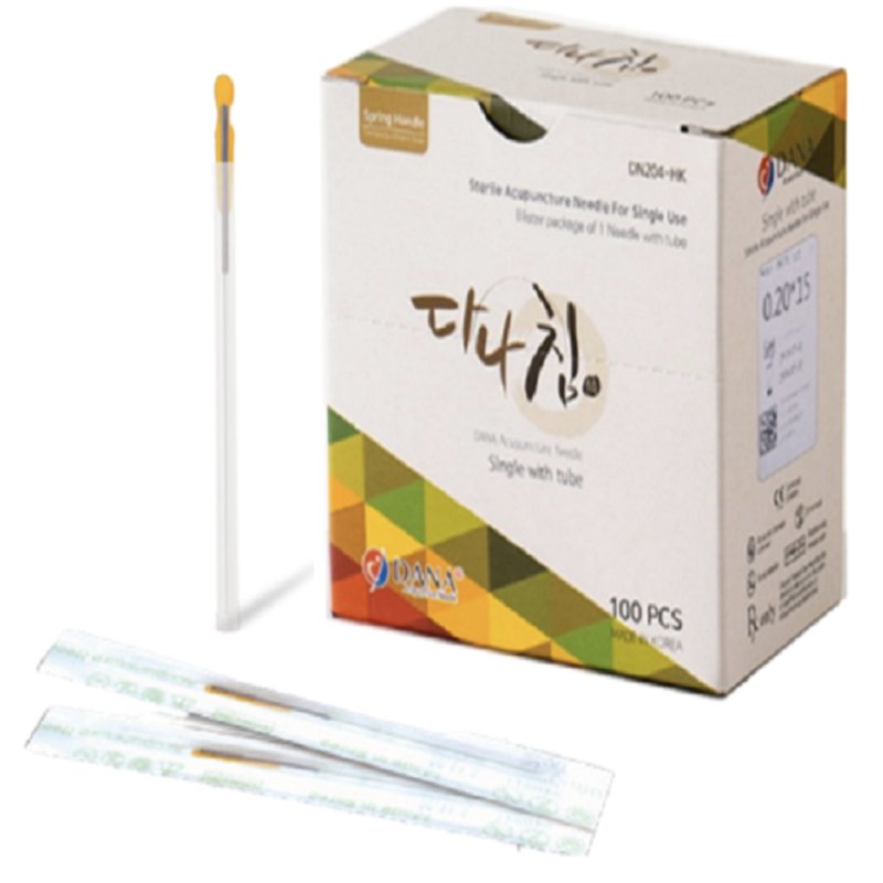 Korean acupuncture needles DANA steel handle with guide tube 1000pcs