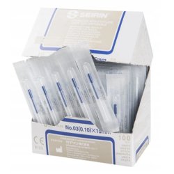 Needles SEIRIN type J with plastic handle and guide 100 pcs.
