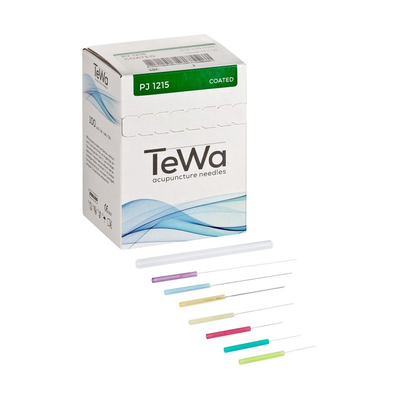 Иглы TEWA с медной ручкой без направляющей силиконизированы 100 шт.