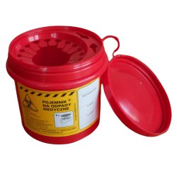 Container zur Nadelentsorgung ( 1 Liter Volumen)