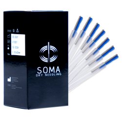 Игла со стальной ручкой и направляющей трубкой SOMA 100 шт.