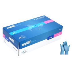 Gloves 100 pcs. nitrile powder-free blue, white