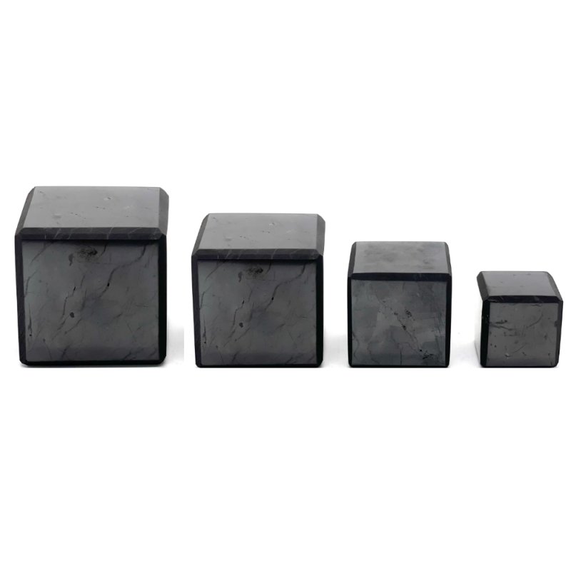 SHUNGITE polished cube 3 cm